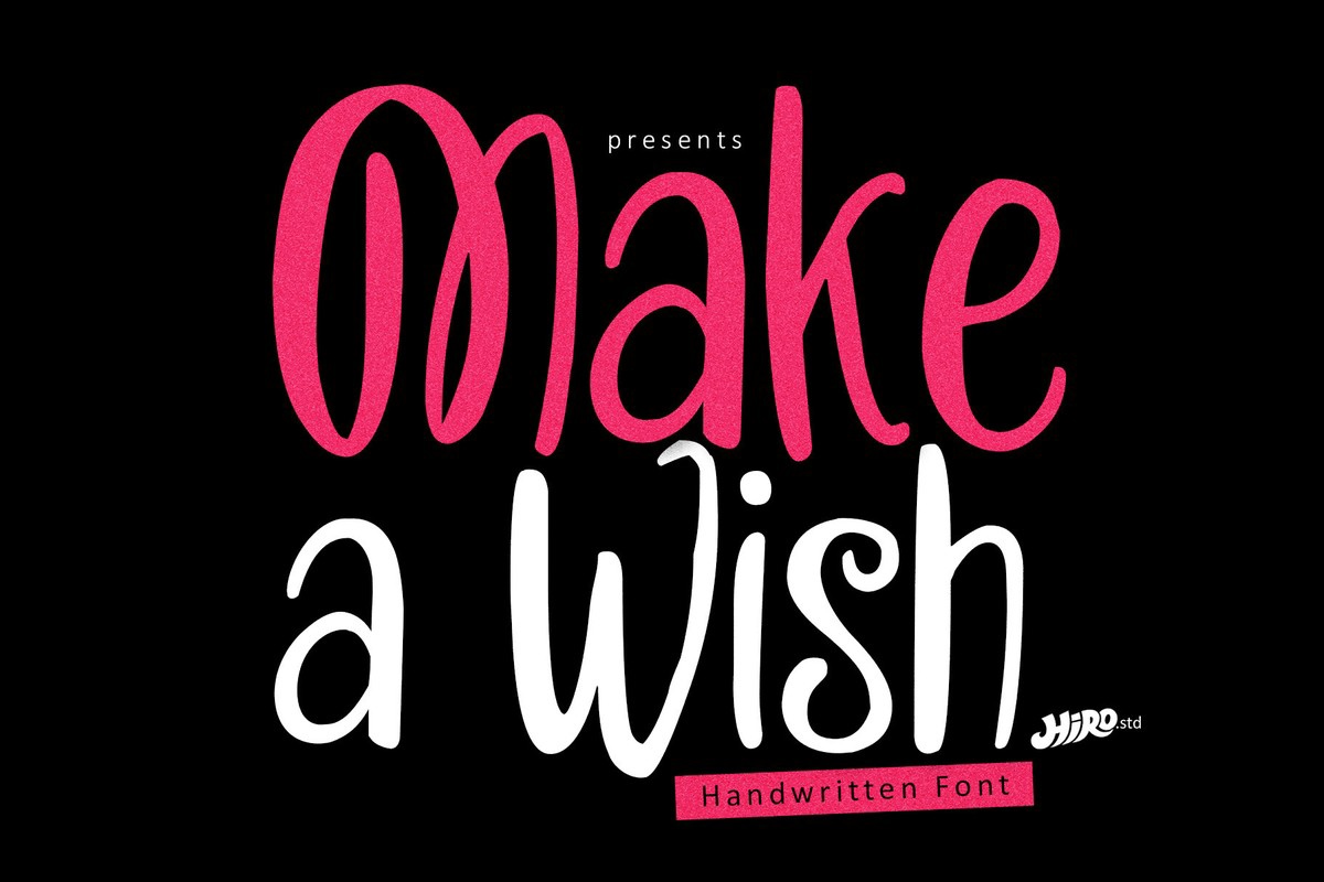 Font Make a Wish