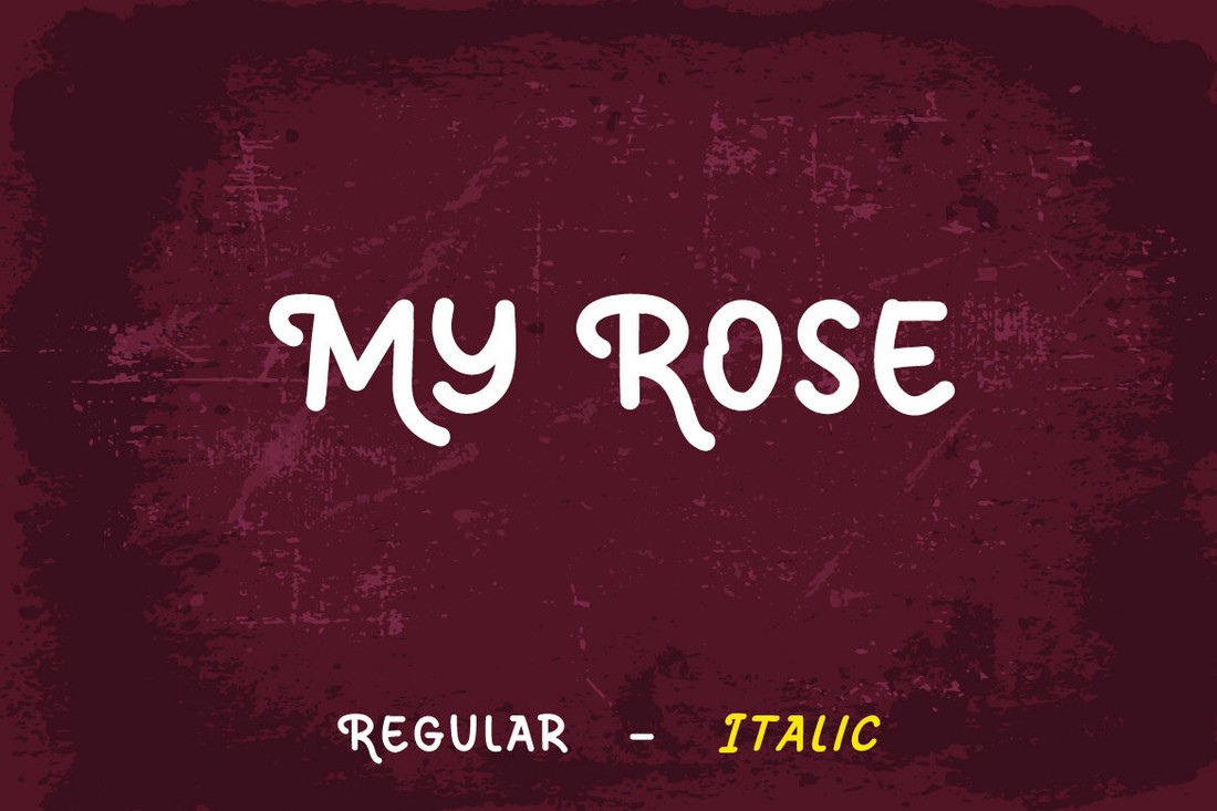 Font My Rose