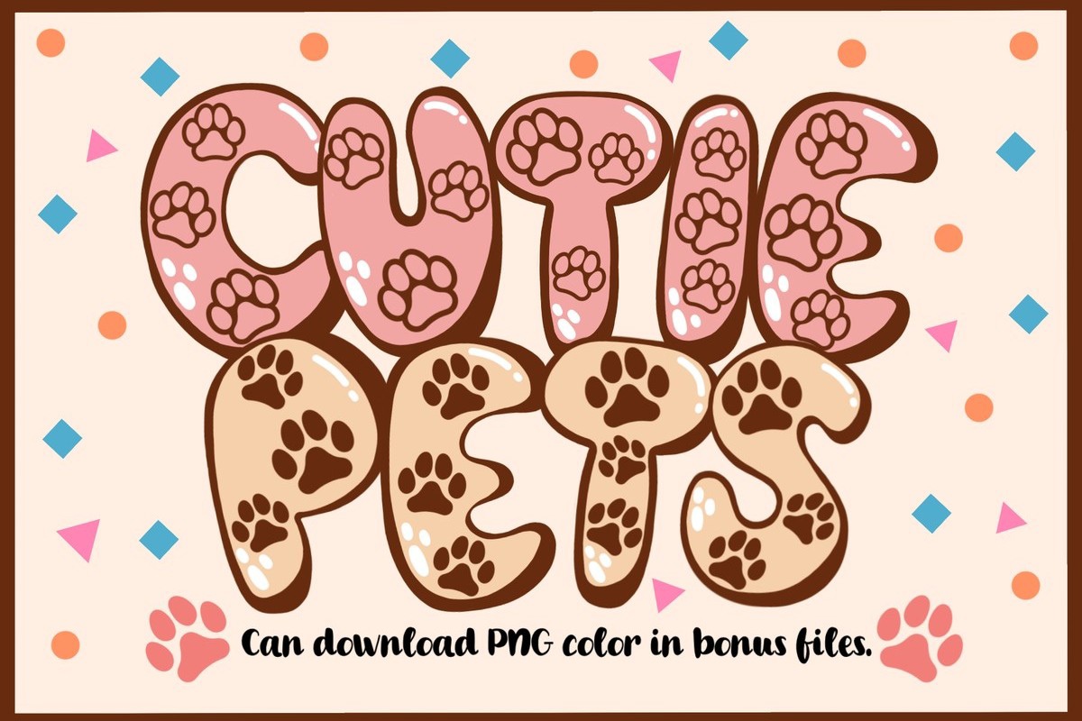 Font Cutie Pets