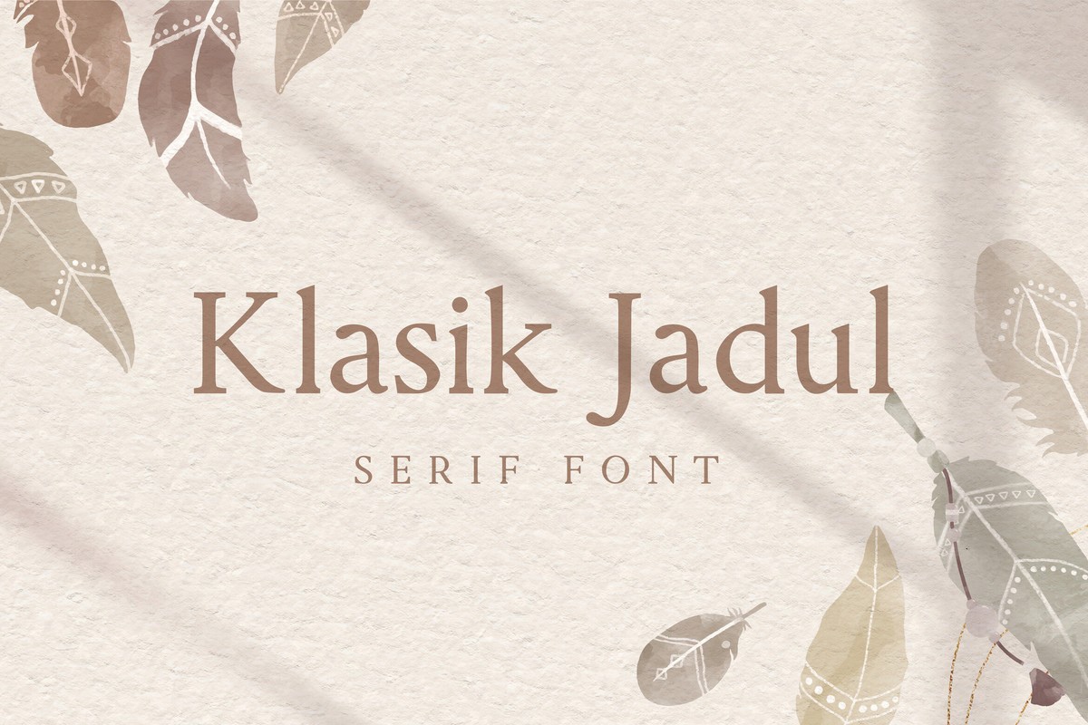 Font Klasik Jadul