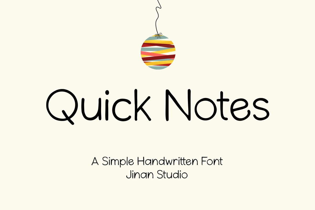 Font Quick Notes