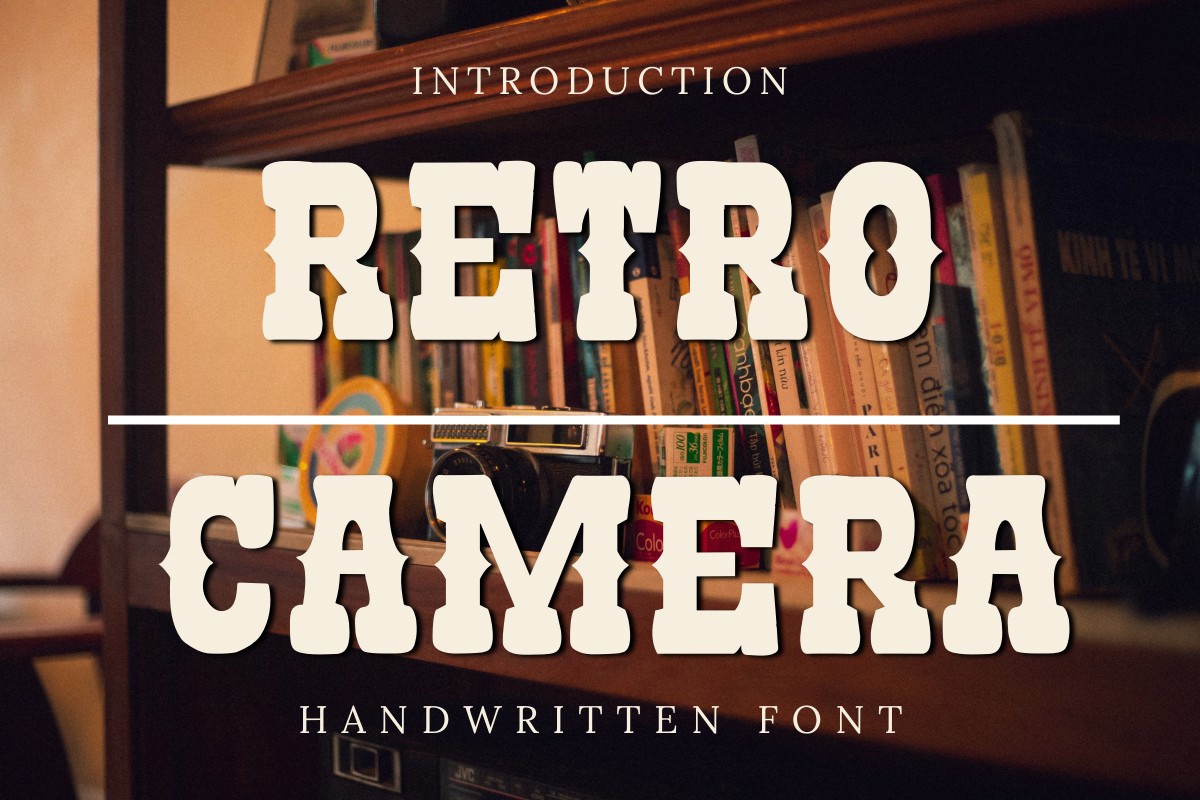 Font Retro Camera