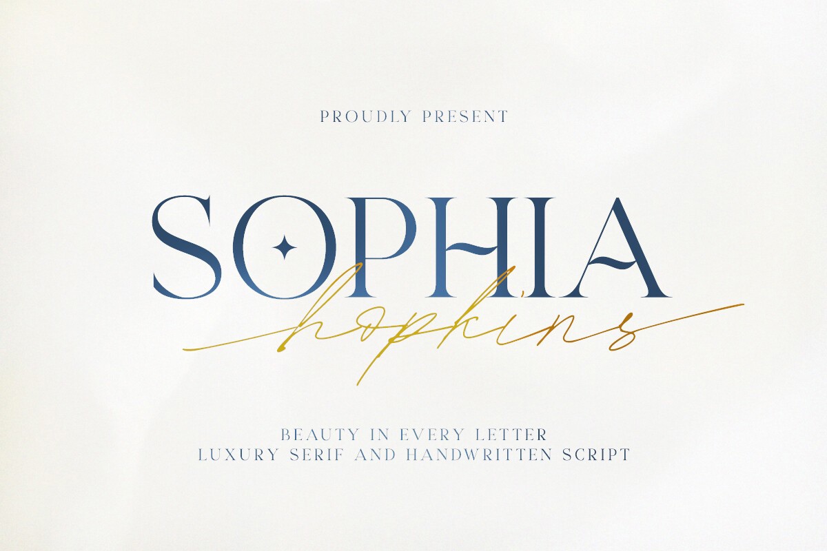 Font Sophia Hopkins