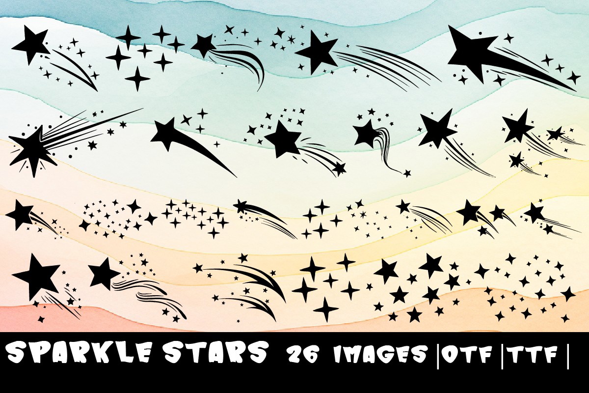 Font Sparkle Stars