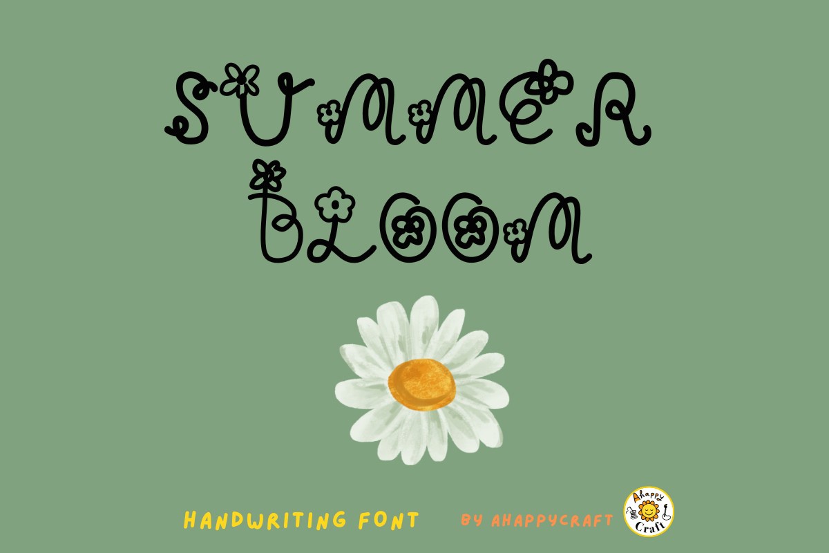 Font Summer Bloom