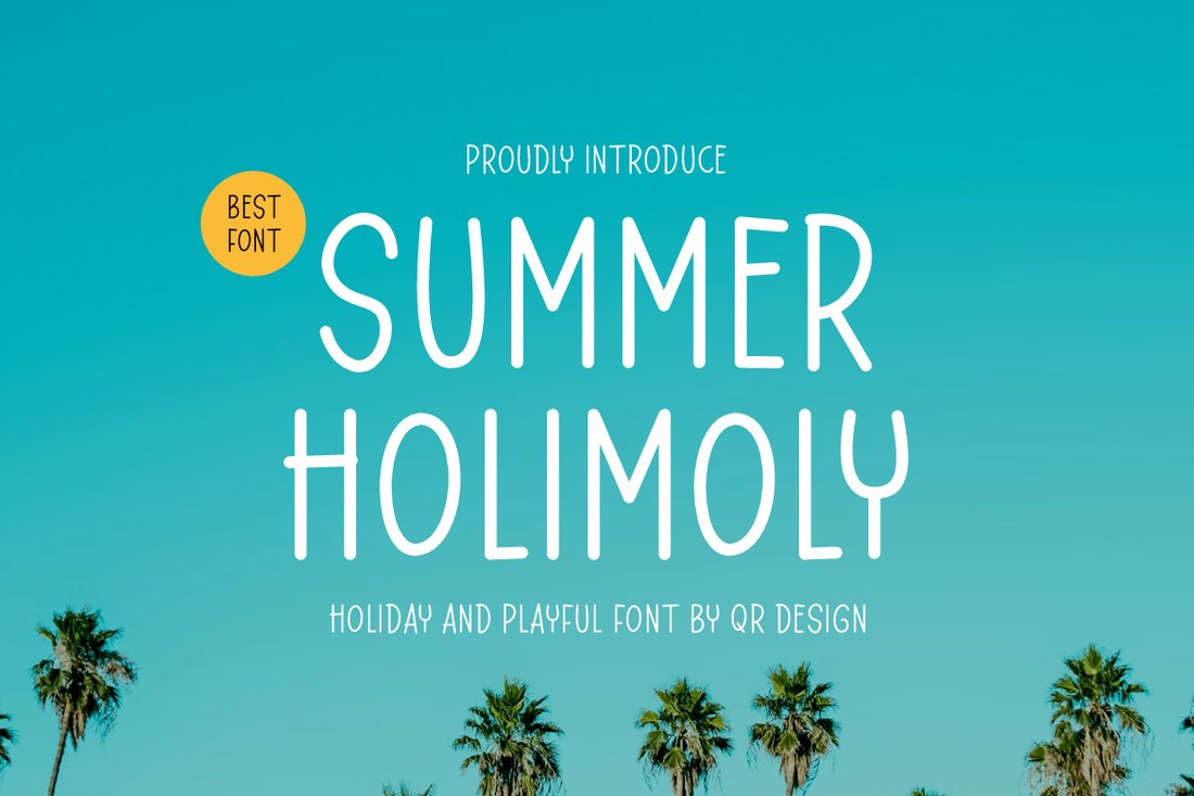 Font Summer Holimoly