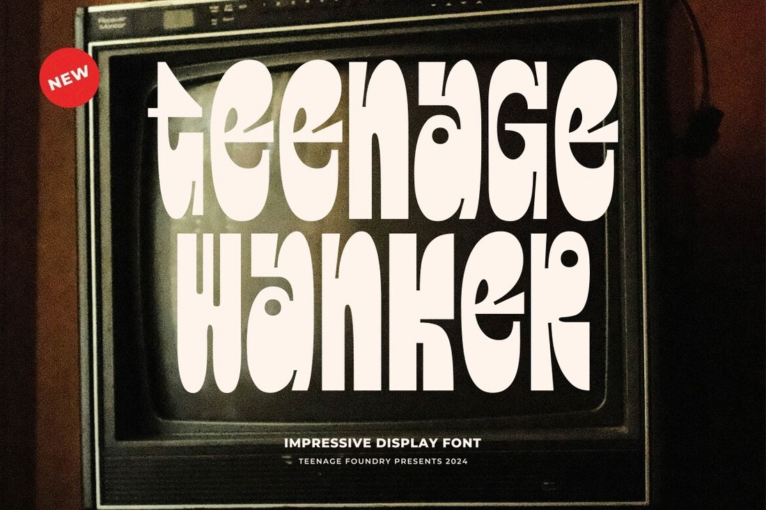Font Teenage Wanker