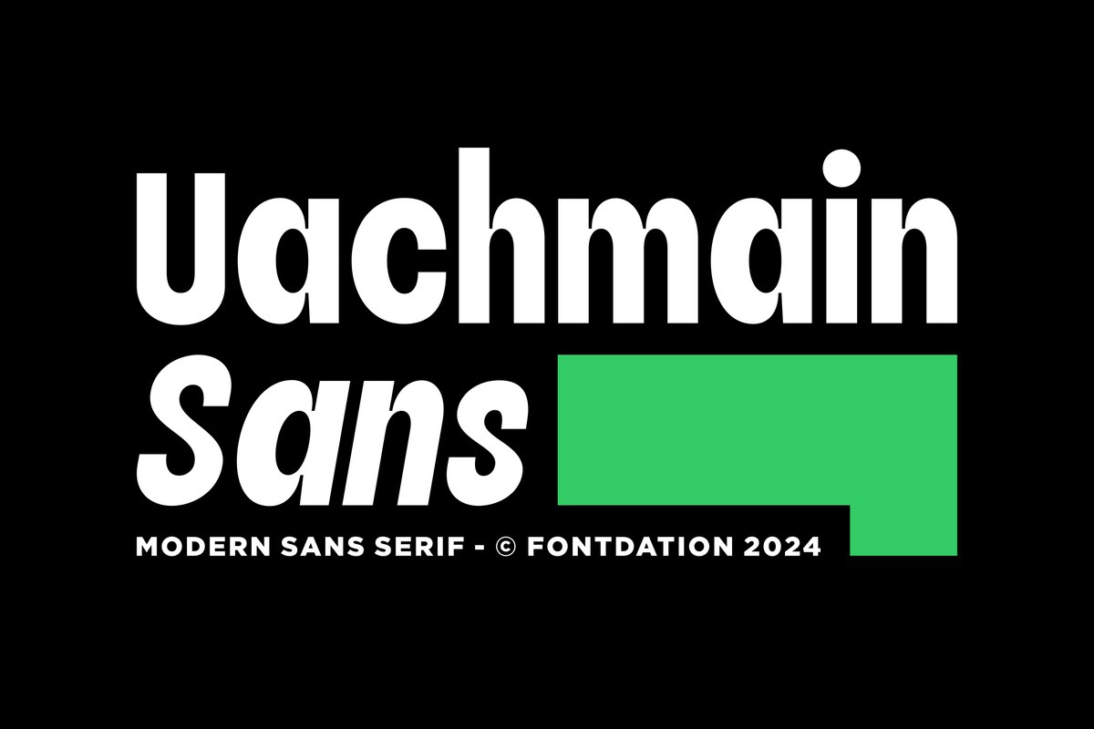Font Uachmain Sans