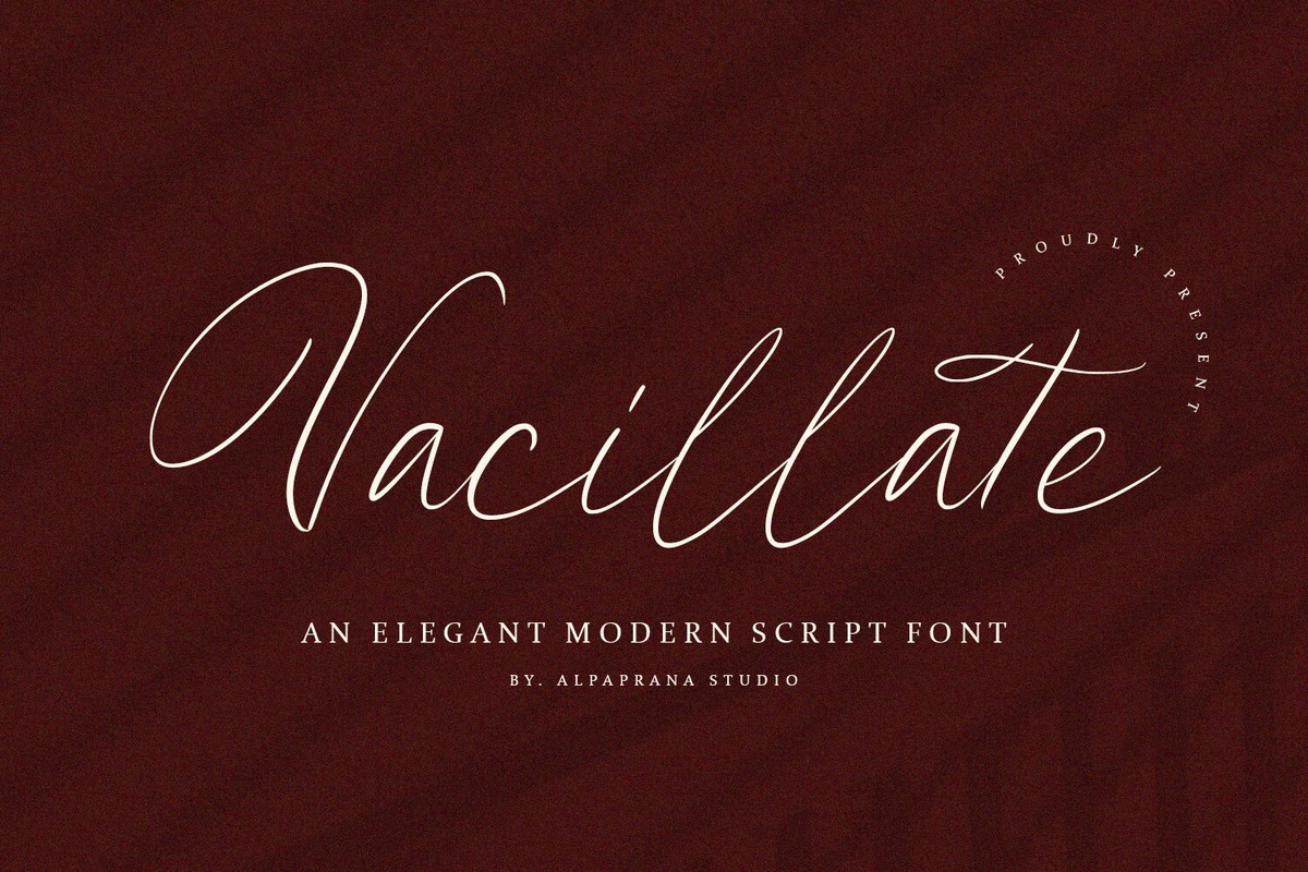 Font Vacillate