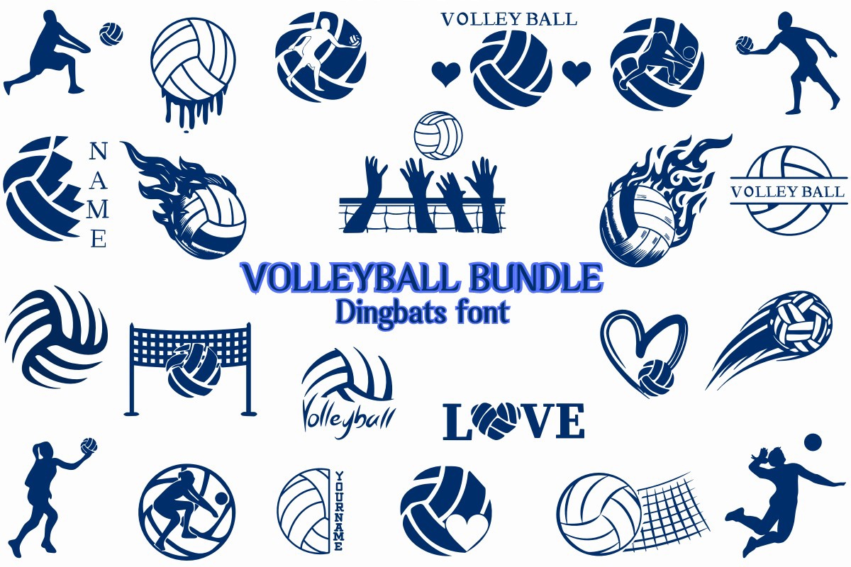 Font Volleyball Bundle