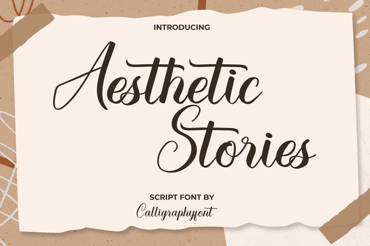 Font Aesthetic Stories