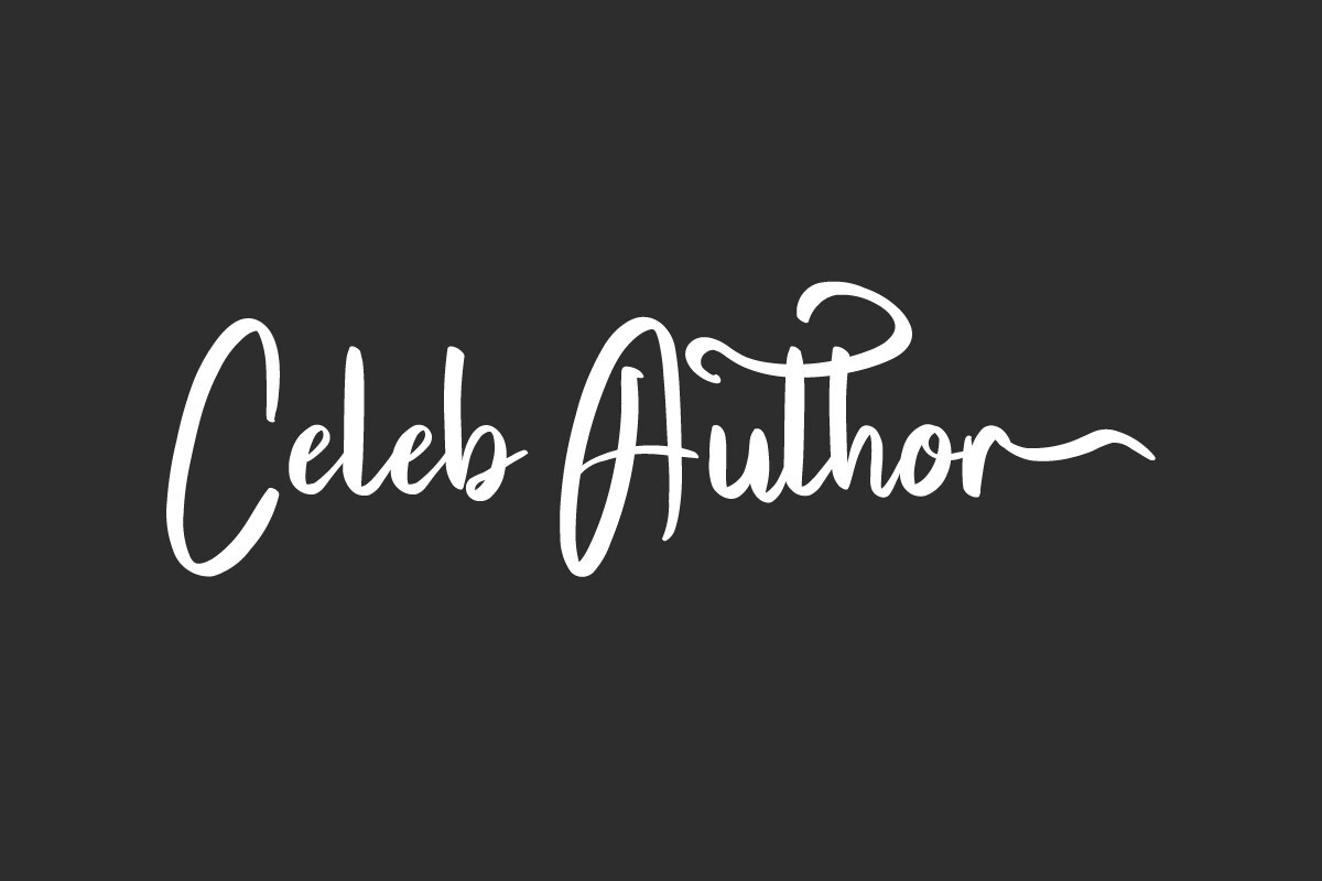 Font Celeb Author