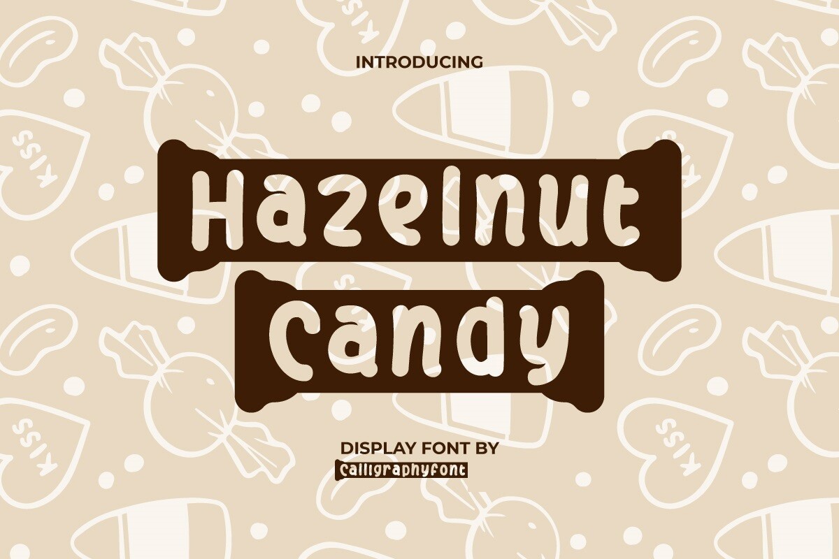 Font Hazelnut Candy