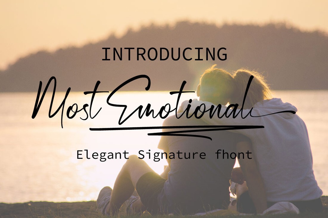 Font Most Emotional Signature