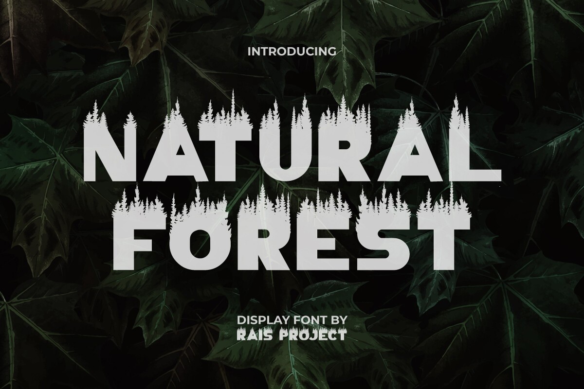 Font Natural Forest