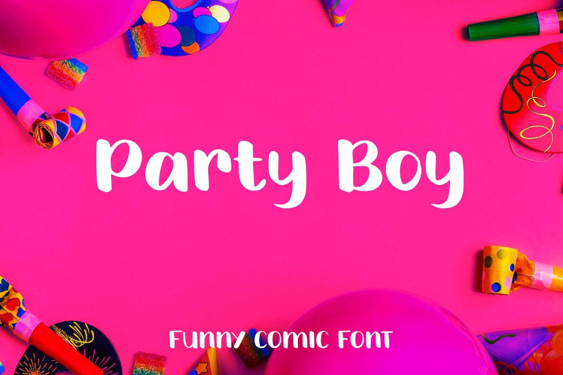 Font Party Boy