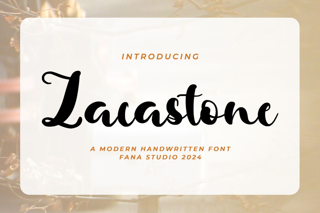 Font Zacastone