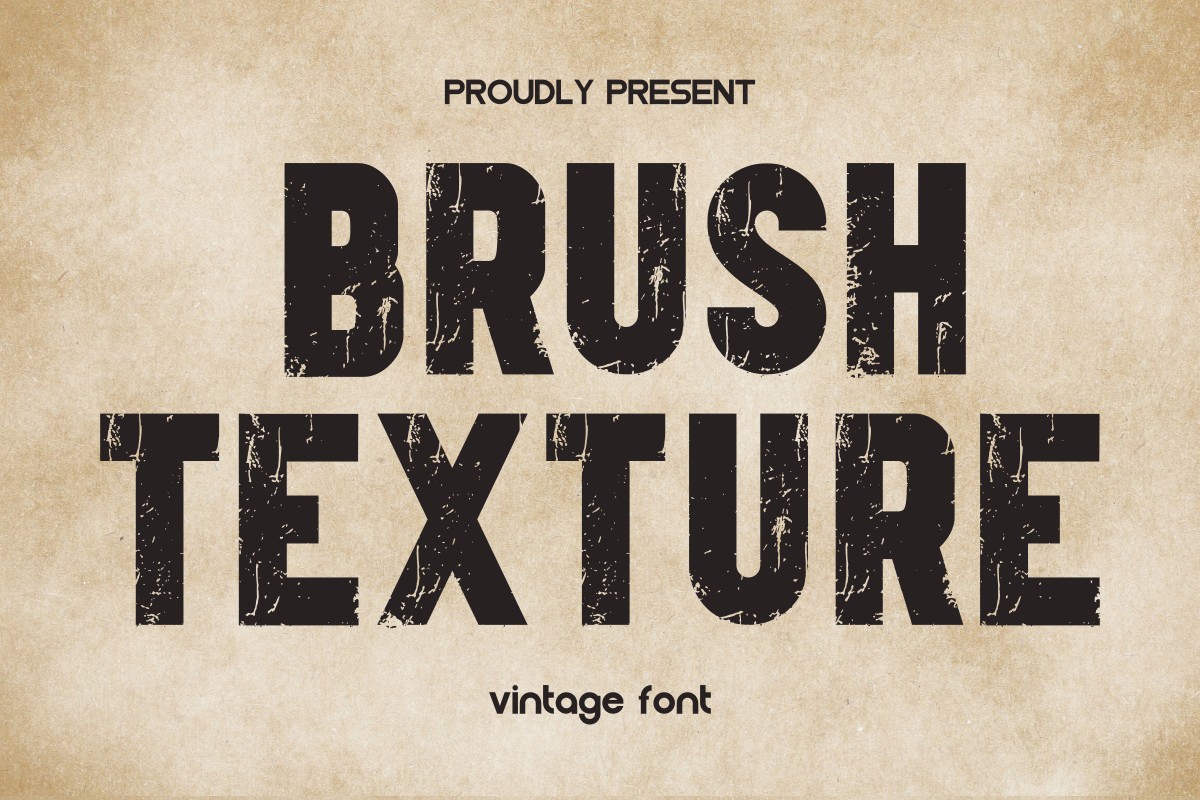 Font Brush Texture