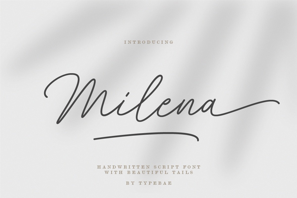 Font Milena