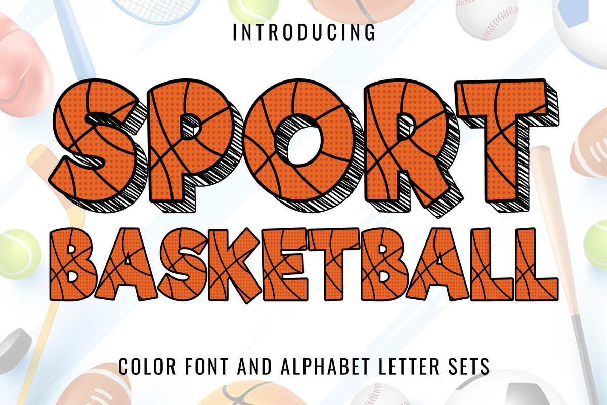 Font Sport Basketball