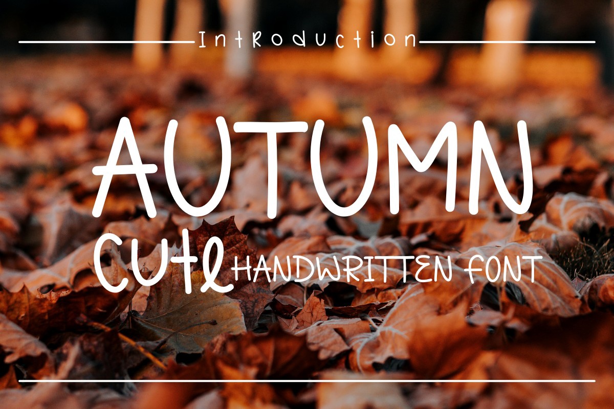 Font Autumn Cute