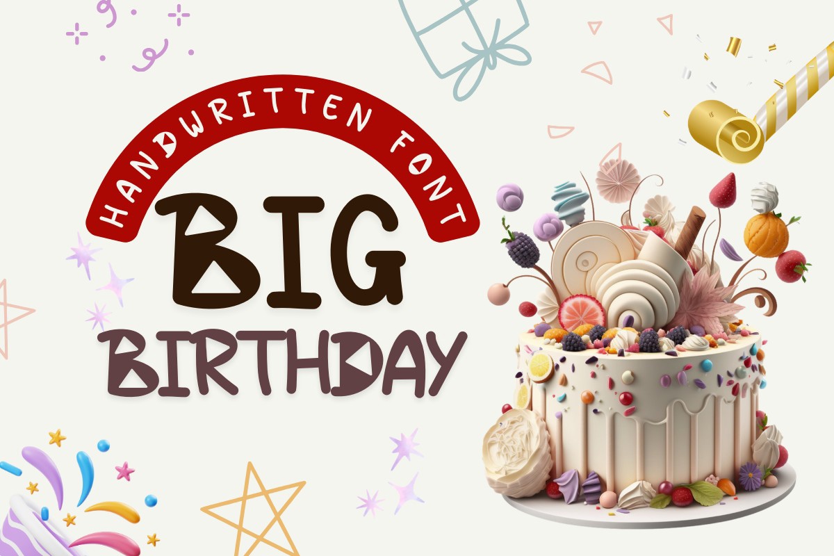 Font Big Birthday