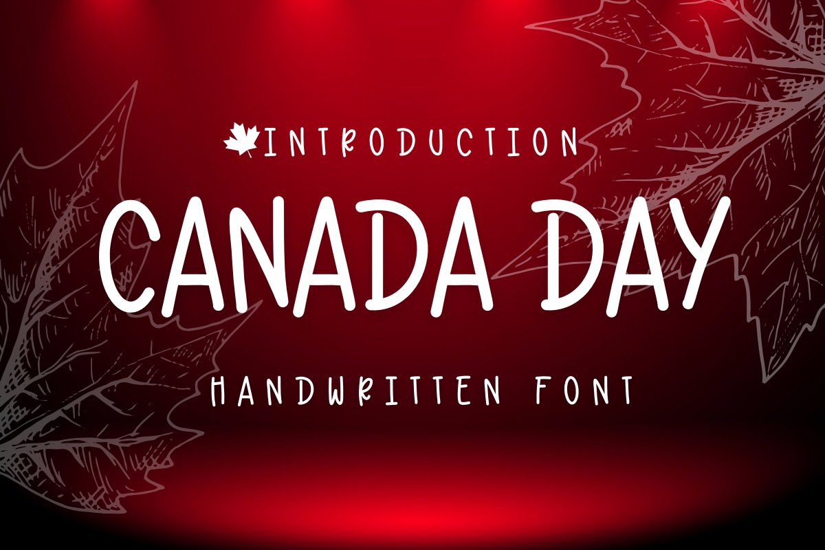 Font Canada Day