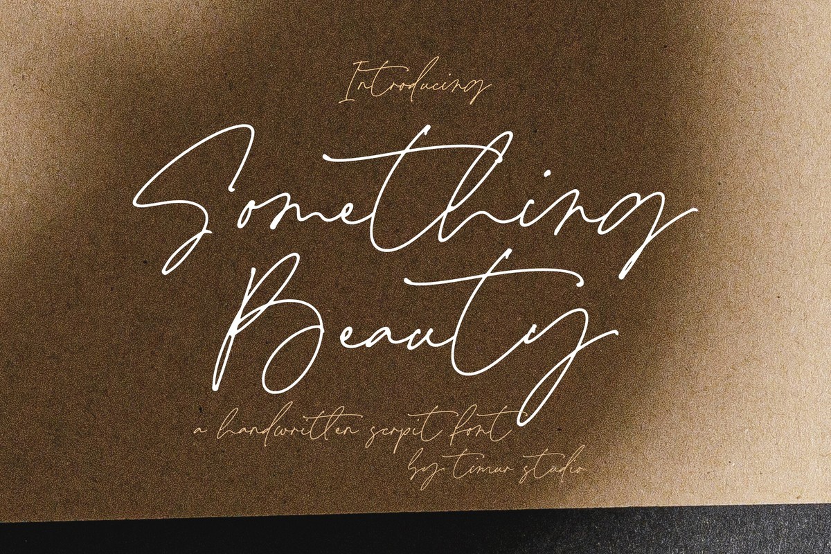 Font Something Beauty