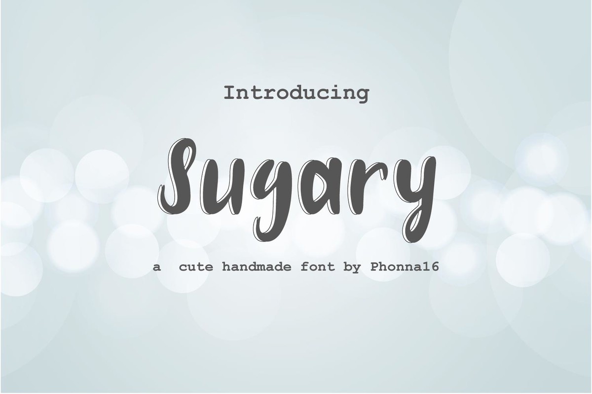 Font Sugary