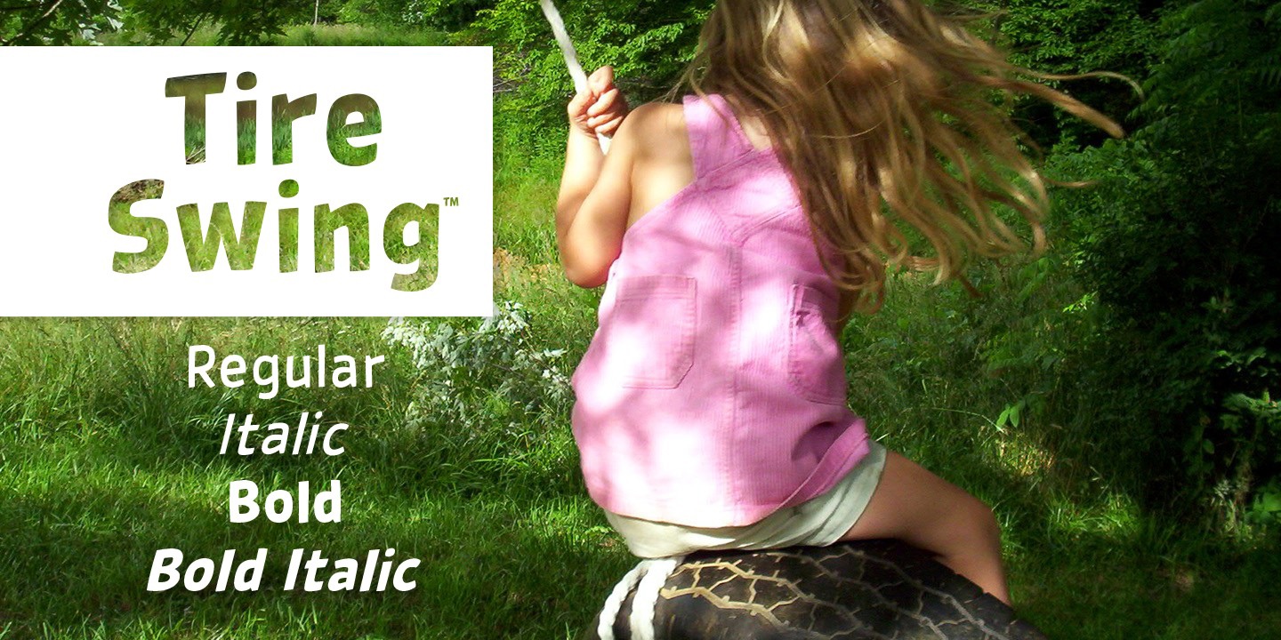 Font Tire Swing BB