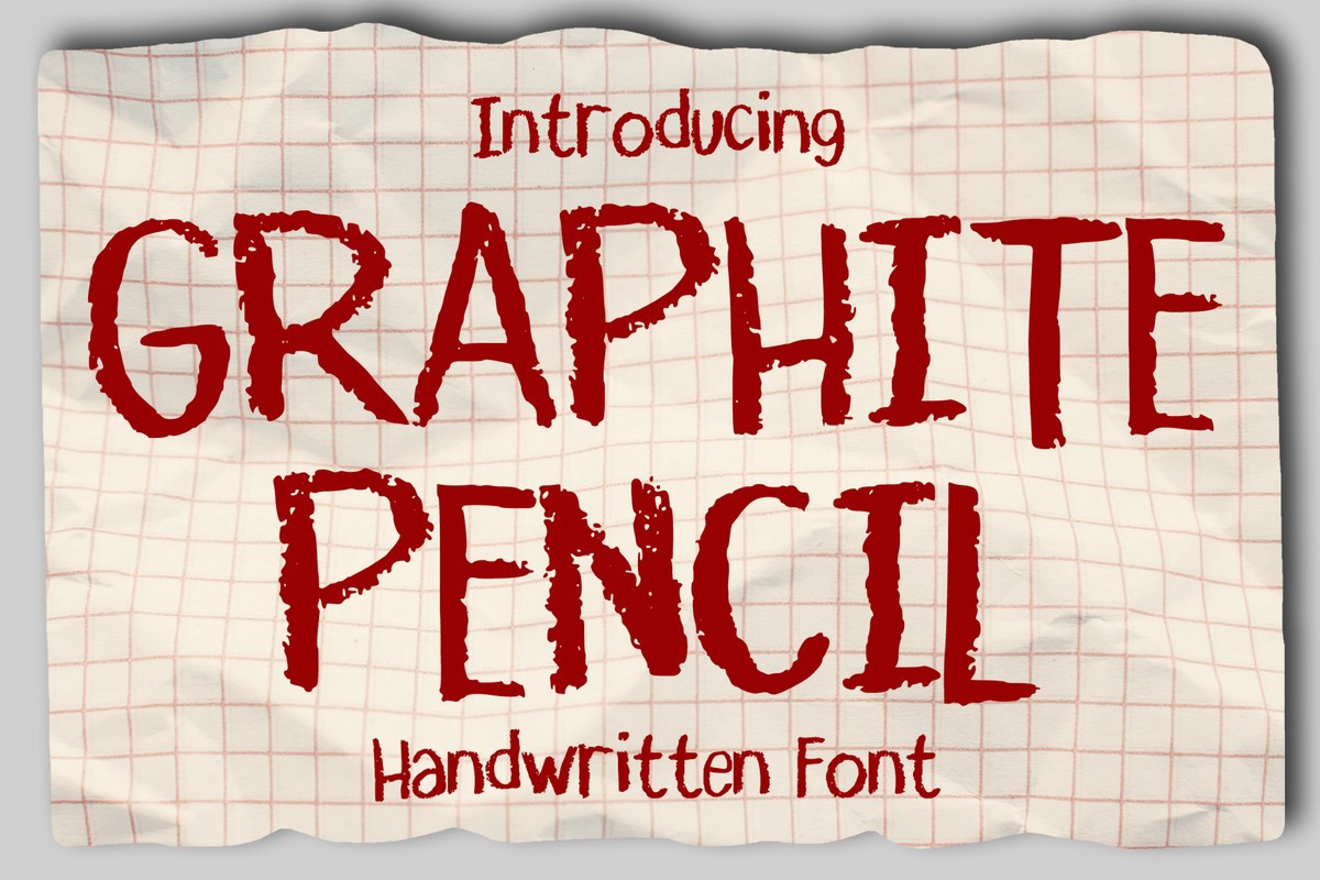 Font Graphite Pencil