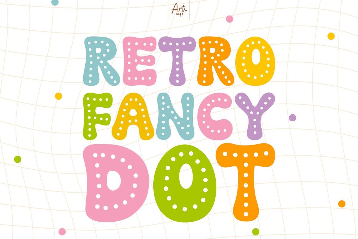 Font Retro Fancy Dot