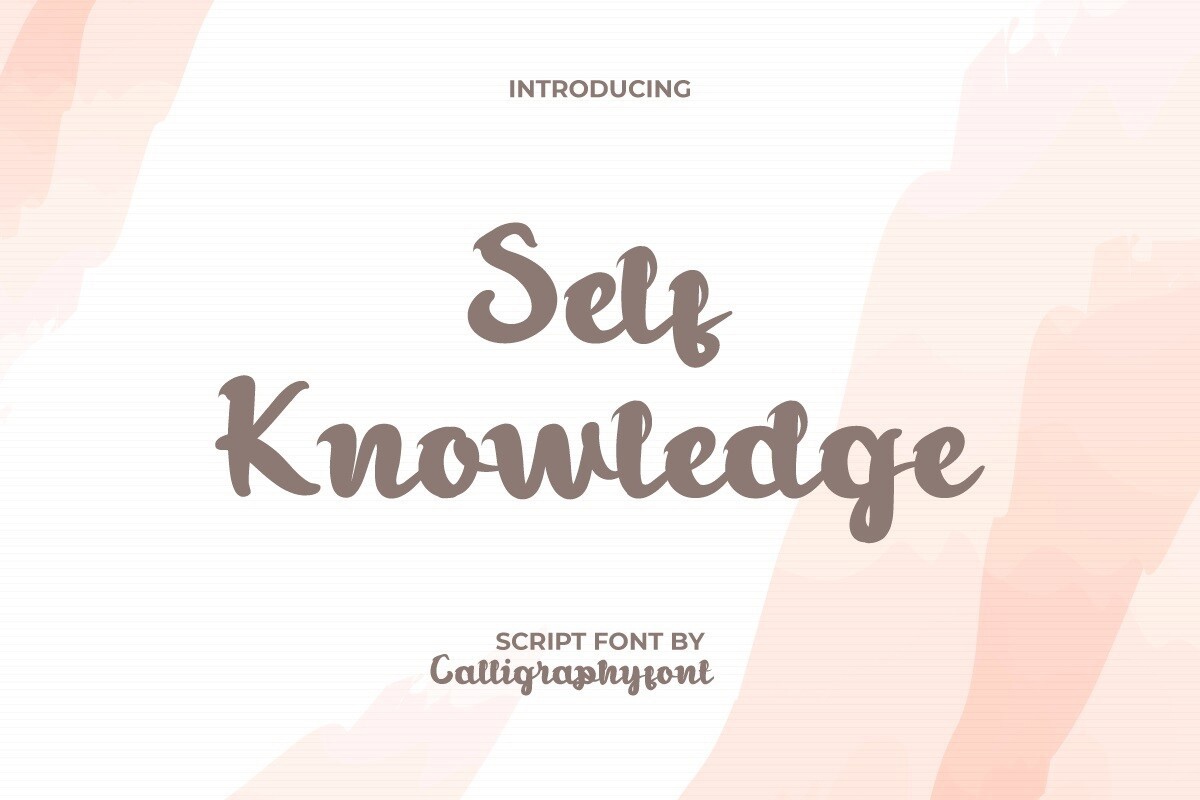 Font Self Knowledge