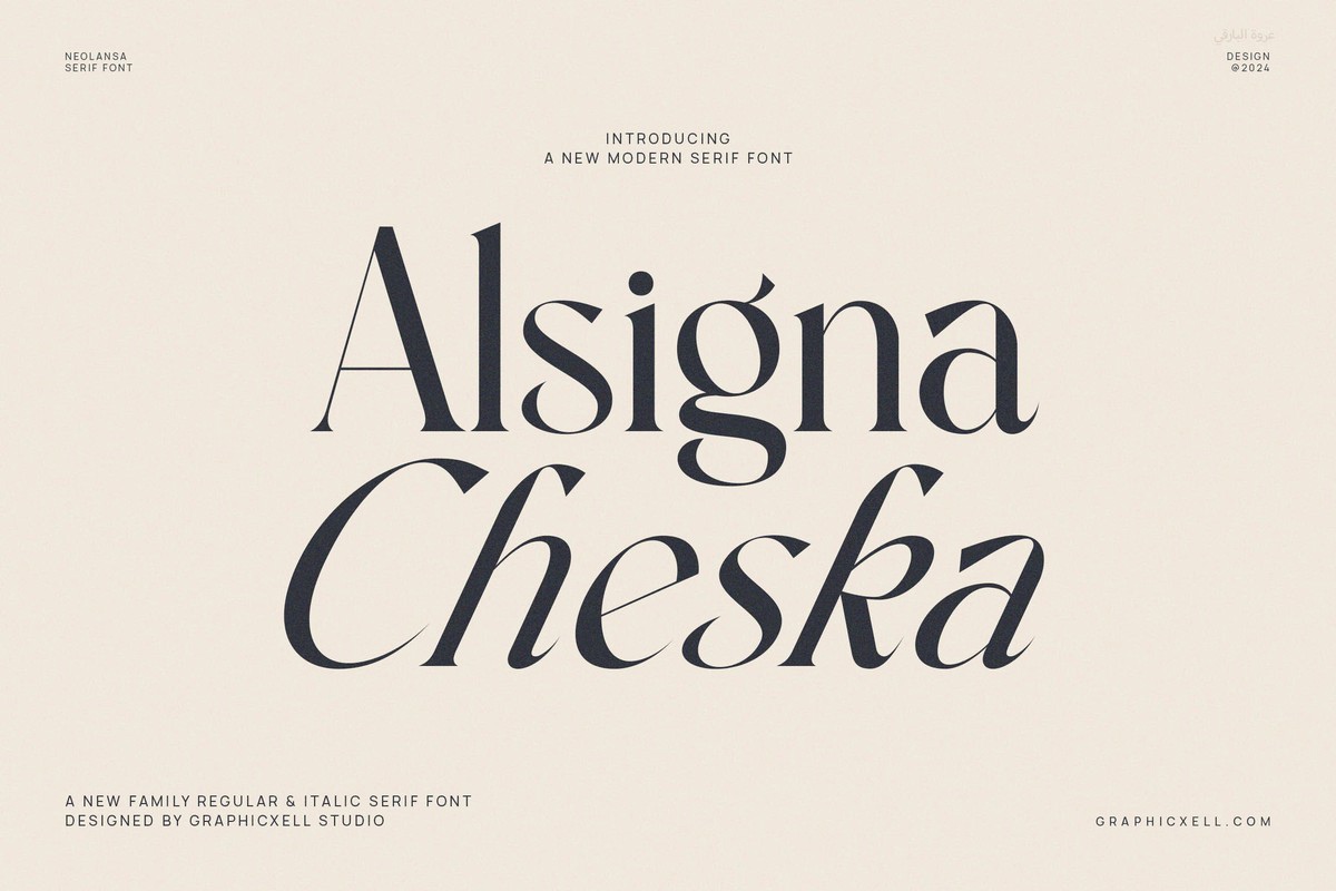 Font Alsgina Cheska