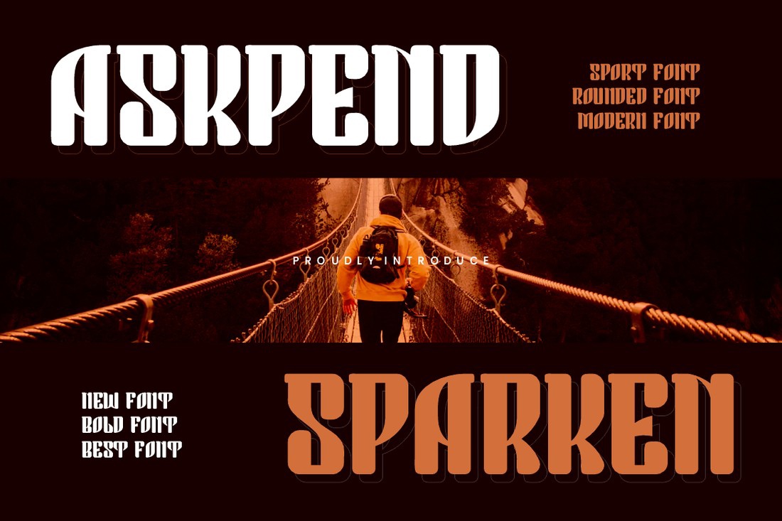 Font Askpend Sparken