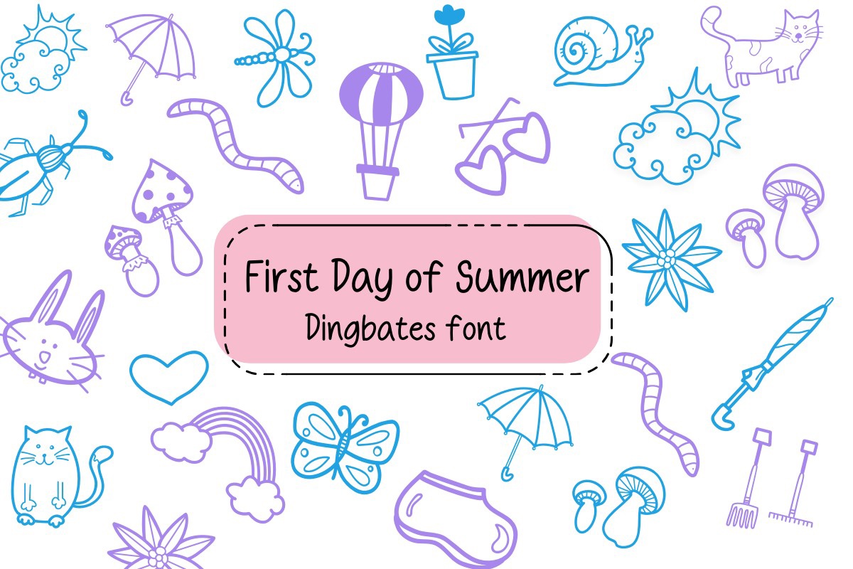 Font First Day of Summer
