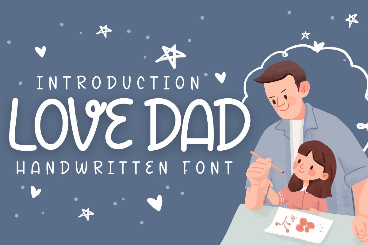 Font Love Dad
