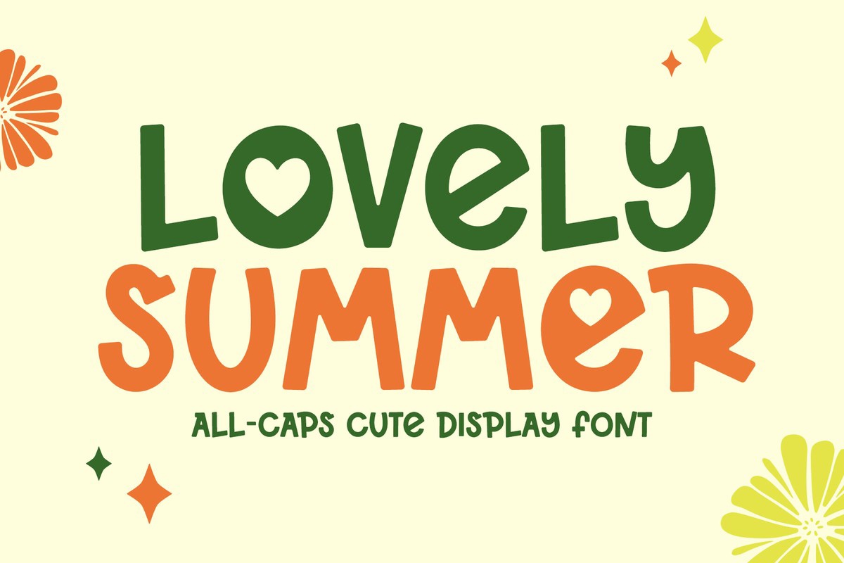 Font Lovely Summer