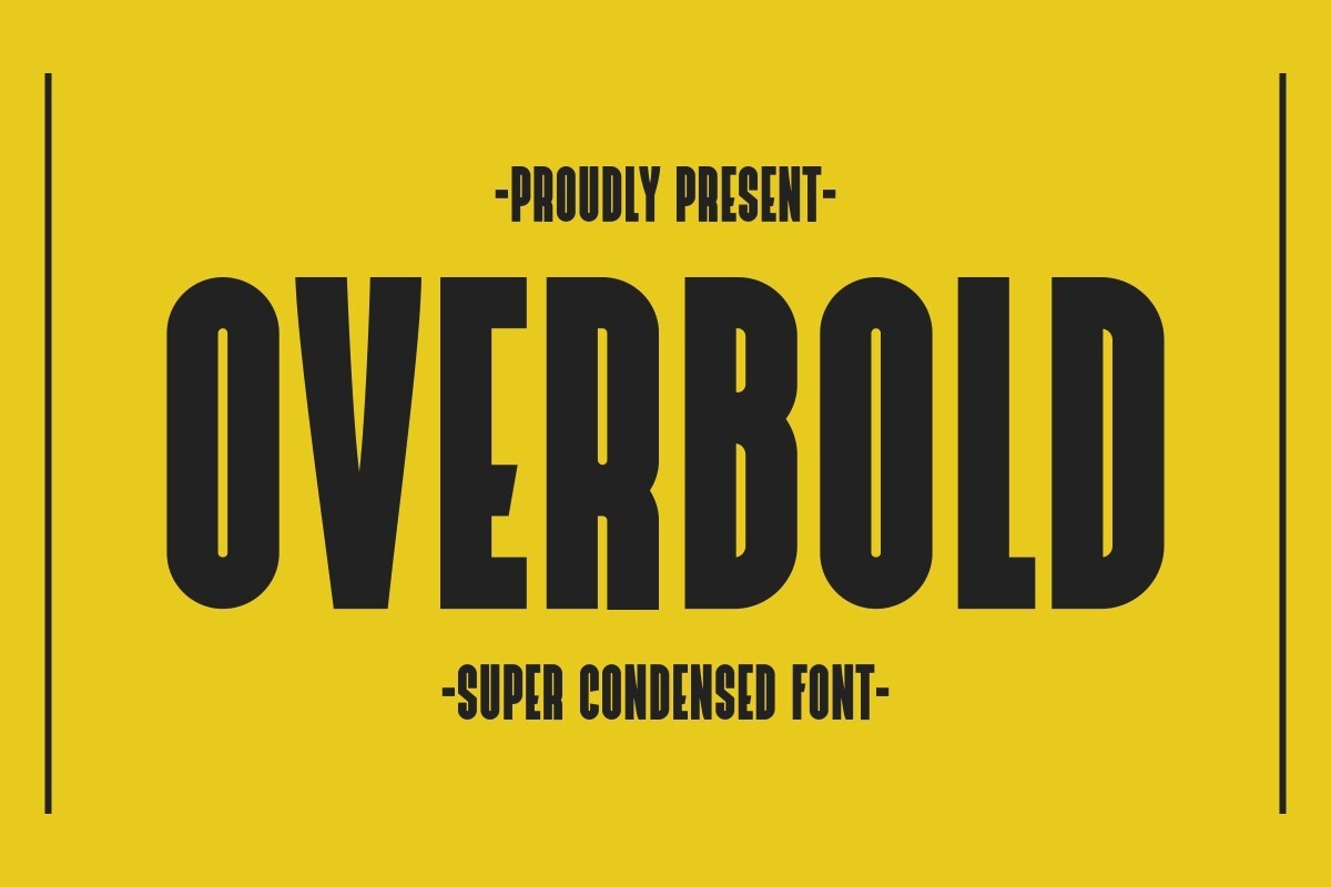 Font Overbold