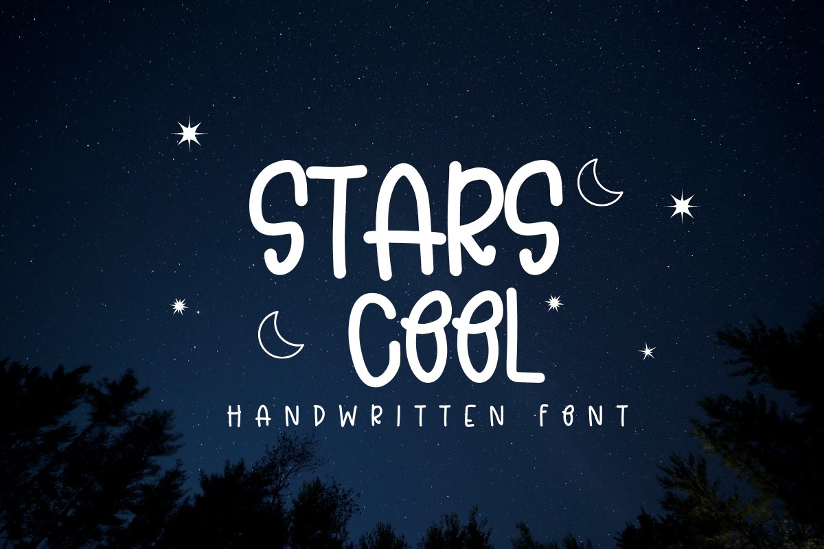Font Stars Cool