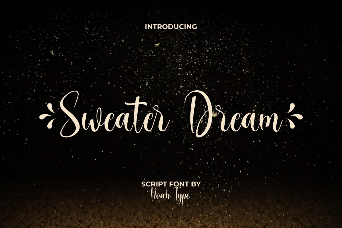 Font Sweater Dream