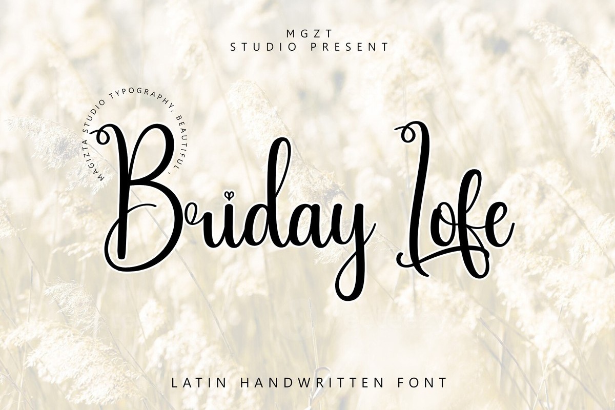 Font Briday Lofe