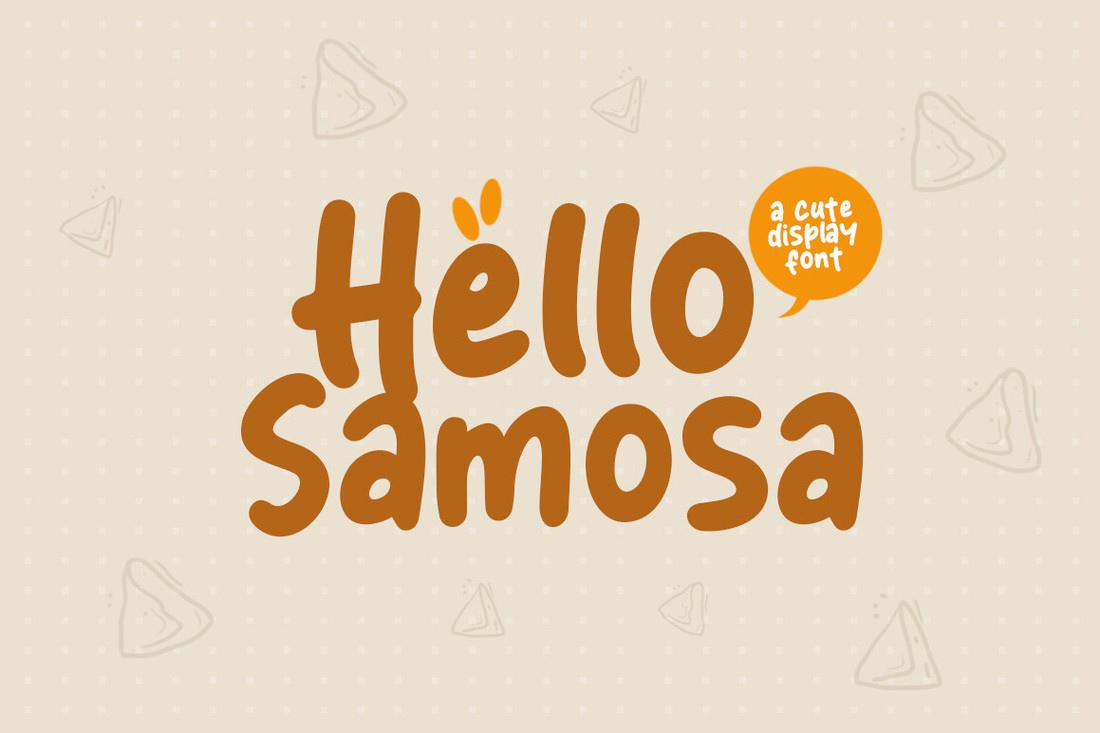 Font Hello Samosa