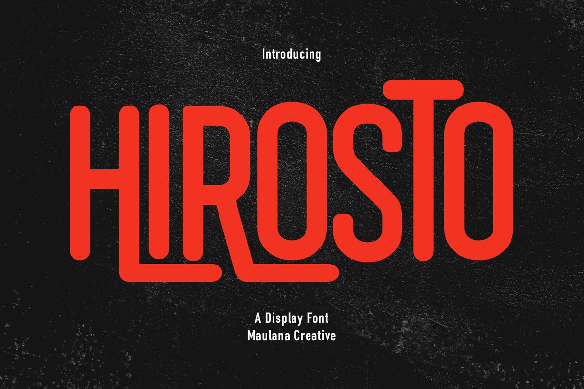 Font Hirosto