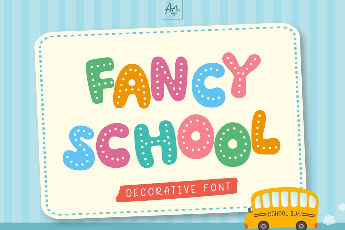 Font Fancy School