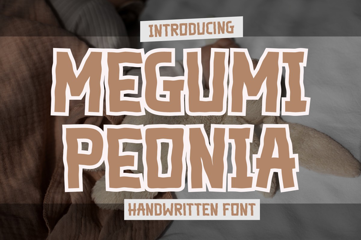 Font Megumi Peonia