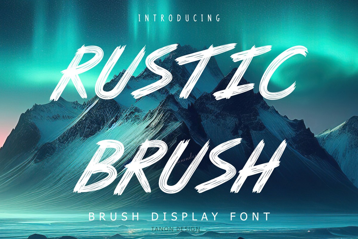 Font Rustic Brush
