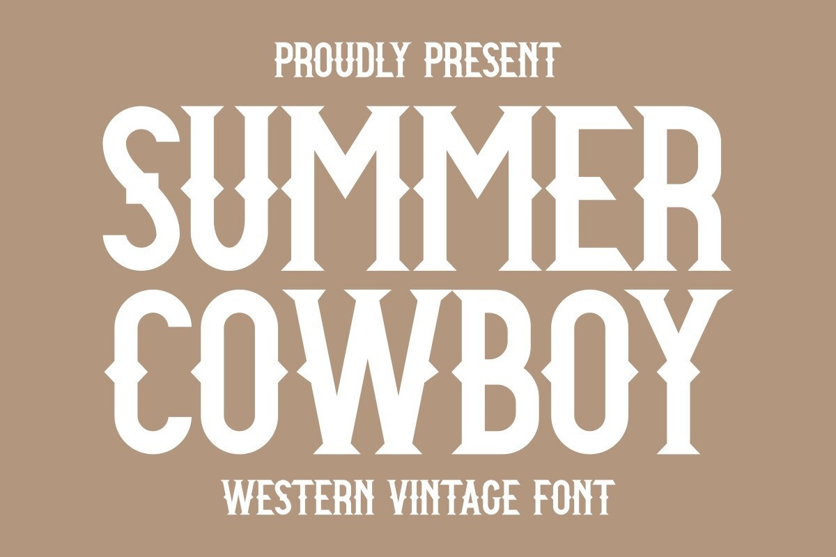 Font Summer Cowboy