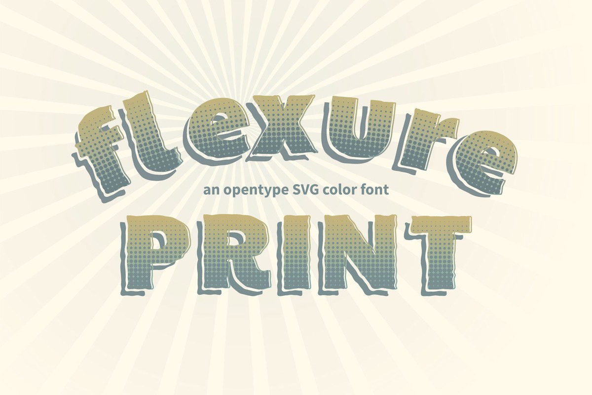 Font Flexure Print