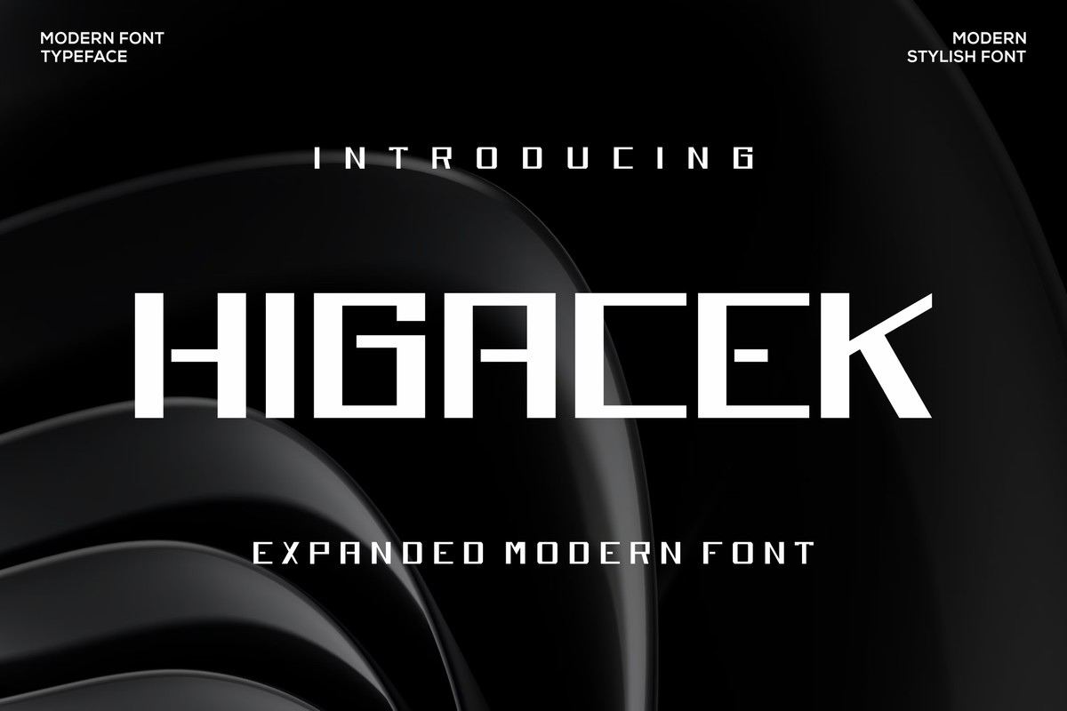 Font Higacek